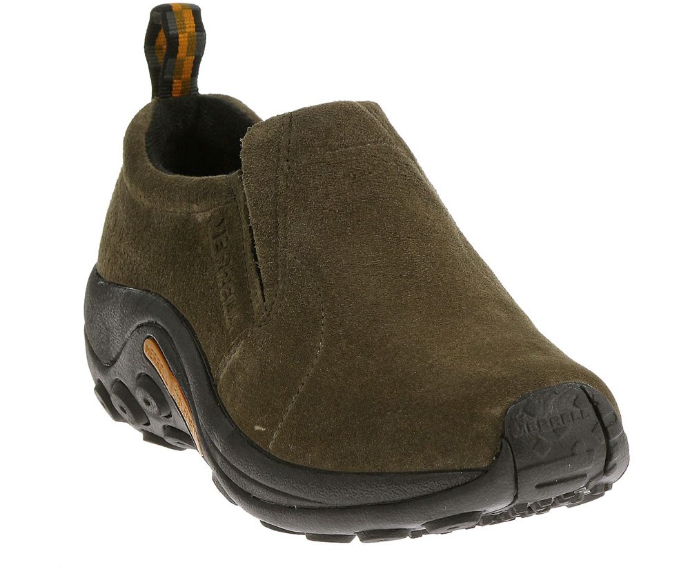 Merrell Slip Ons Olive - Jungle Moc Wide Width - Womens 97LGVFWMA